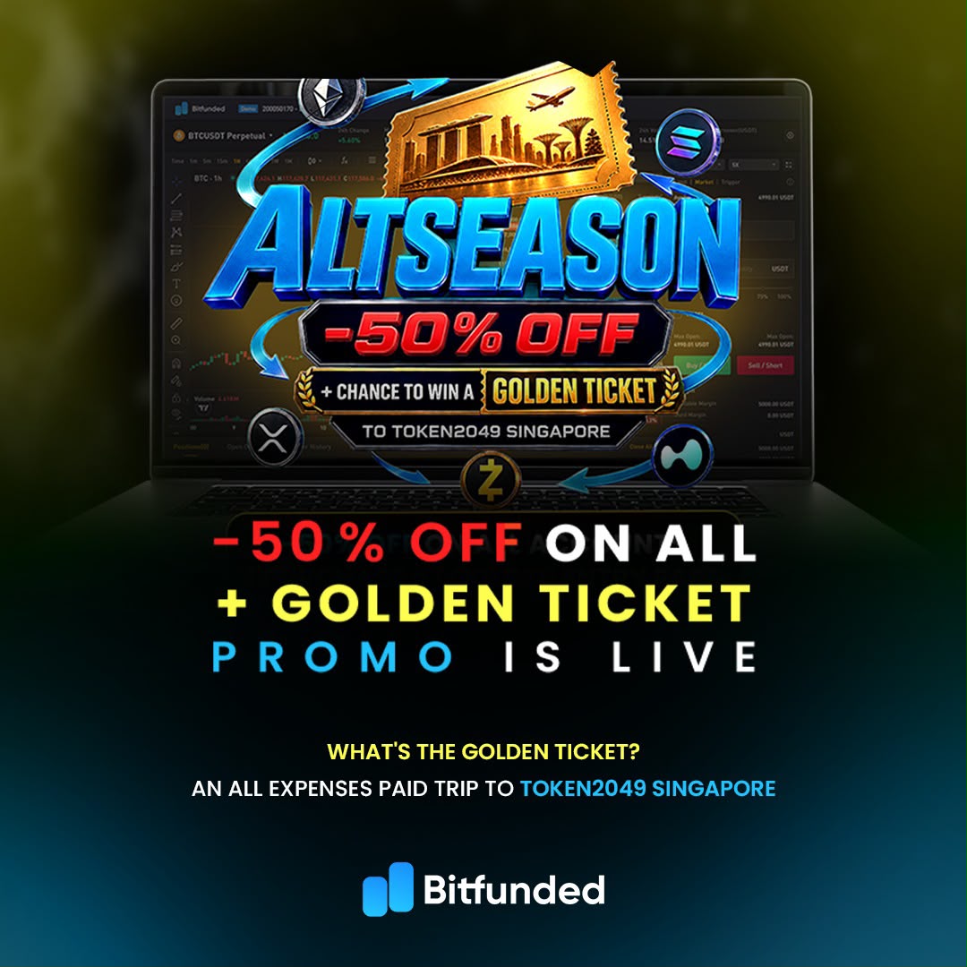 Altseason Is Back: 50% OFF plus a Golden Ticket to TOKEN2049 Singapore